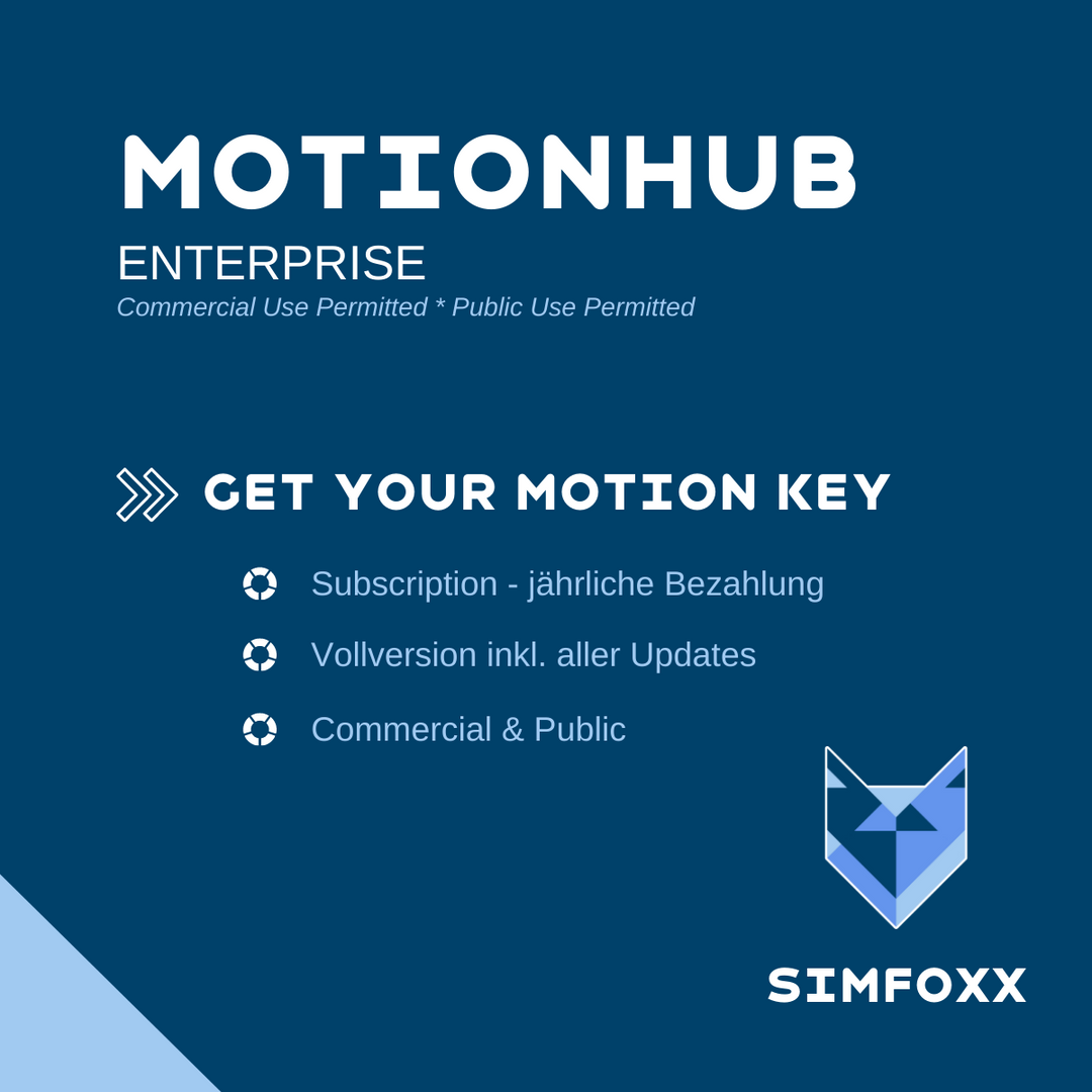 MotionHub Enterprise Subscription